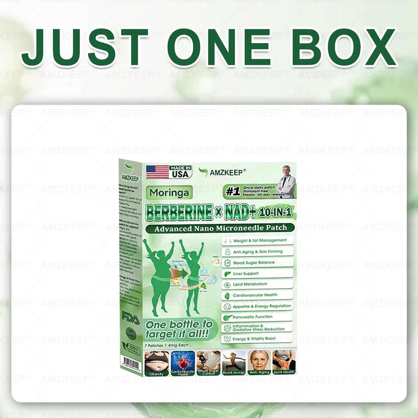 🇺🇸🩺 𝙊𝒇𝒇𝒊𝒄𝒊𝒂𝒍 𝚄𝚂 𝚂𝚝𝚘𝚛𝚎🧑‍⚕️𝙰𝙼𝚉𝙺𝙴𝙴𝙿® 𝙼𝚘𝚛𝚒𝚗𝚐𝚊 · 𝙱𝚎𝚛𝚋𝚎𝚛𝚒𝚗𝚎 × 𝙽𝙰𝙳+ 10-𝚒𝚗-1 𝙽𝚊𝚗𝚘 𝙼𝚒𝚌𝚛𝚘𝚗𝚎𝚎𝚍𝚕𝚎 𝙿𝚊𝚝𝚌𝚑— 𝗢𝗻𝗰𝗲 𝗗𝗮𝗶𝗹𝘆, 𝙑𝙞𝙨𝙞𝙗𝙡𝙚 𝙍𝙚𝙨𝙪𝙡𝙩𝙨 𝗶𝗻 𝟳 𝗗𝗮𝘆𝘀