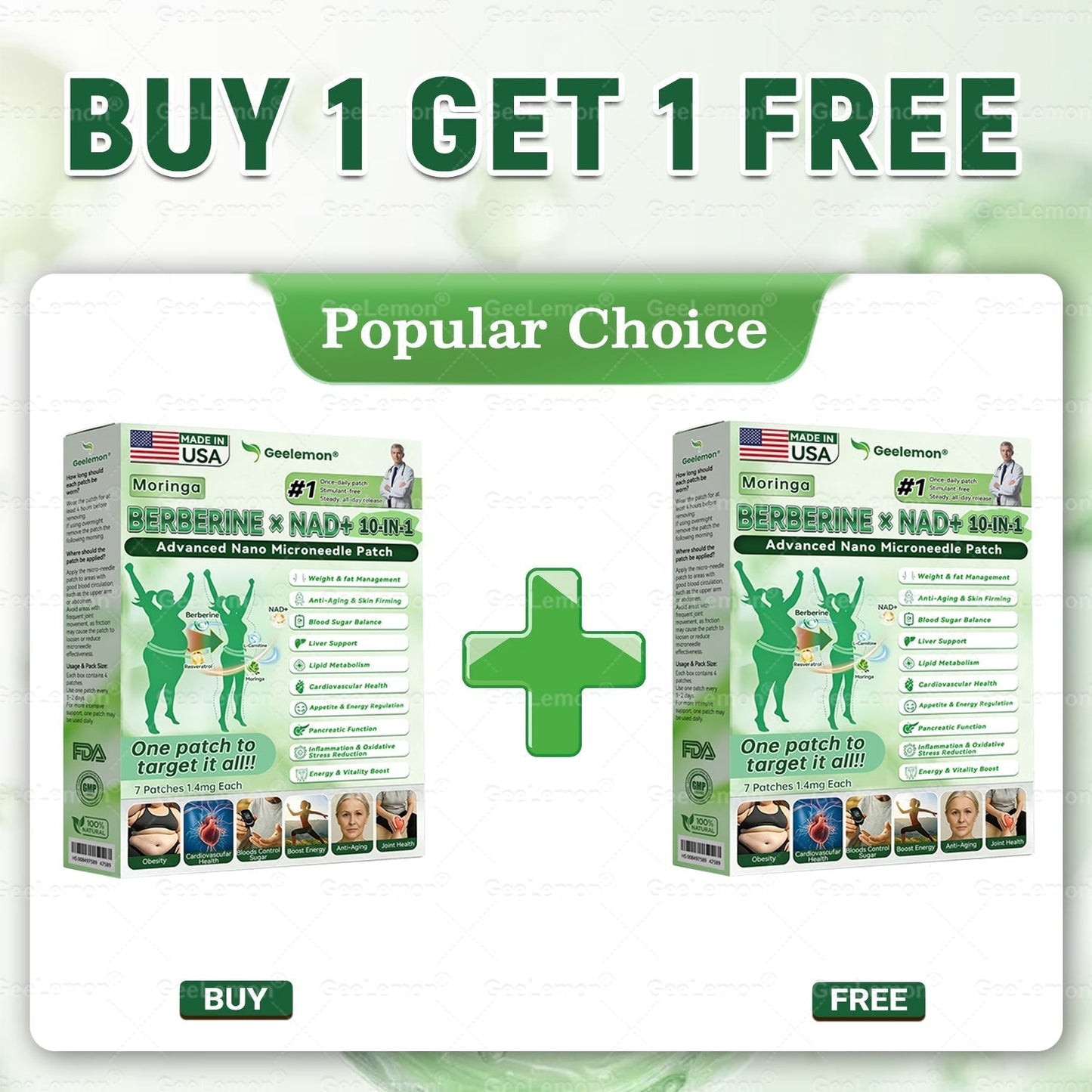 𝐀𝐌𝐙𝐊𝐄𝐄𝐏® 𝐌𝐨𝐫𝐢𝗻𝗴𝗮 · 𝐁𝐞𝐫𝐛𝗲𝗿𝗶𝗻𝗲 × 𝗡𝗔𝗗+ 𝟏𝟎 𝐢𝐧 𝟏 𝐀𝐝𝐯𝐚𝐧𝐜𝐞𝐝 𝗡𝗮𝗻𝗼 𝗠𝗶𝗰𝗿𝗼𝗻𝐞𝐞𝐝𝐥𝐞 𝐏𝐚𝐭𝗰𝗵(Just once a day, visible changes in 7 days) 🎉For obesity, cardiovascular health, diabetes, sleep apnea, thyroid gland, intestinal health, joint problems and more