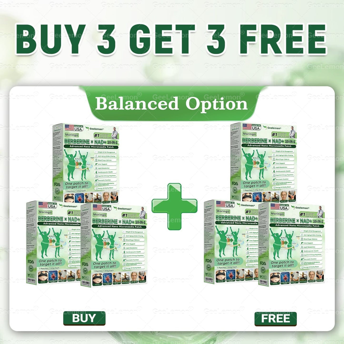 𝐀𝐌𝐙𝐊𝐄𝐄𝐏® 𝐌𝐨𝐫𝐢𝗻𝗴𝗮 · 𝐁𝐞𝐫𝐛𝗲𝗿𝗶𝗻𝗲 × 𝗡𝗔𝗗+ 𝟏𝟎 𝐢𝐧 𝟏 𝐀𝐝𝐯𝐚𝐧𝐜𝐞𝐝 𝗡𝗮𝗻𝗼 𝗠𝗶𝗰𝗿𝗼𝗻𝐞𝐞𝐝𝐥𝐞 𝐏𝐚𝐭𝗰𝗵(Just once a day, visible changes in 7 days) 🎉For obesity, cardiovascular health, diabetes, sleep apnea, thyroid gland, intestinal health, joint problems and more