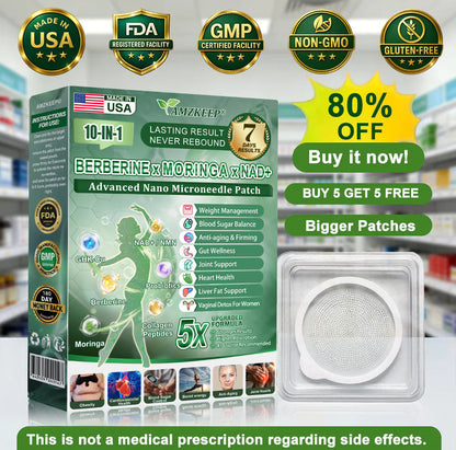𝑶𝒇𝒇𝒊𝒄𝒊𝒂𝒍 𝑺𝒕𝒐𝒓𝒆 |🍀𝐀𝐌𝐙𝐊𝐄𝐄𝐏® 𝑴𝒆𝒕𝒂𝒃𝒐𝒍𝒊𝒄 𝑵𝒂𝒏𝒐 𝑴𝒊𝒄𝒓𝒐𝒏𝒆𝒆𝒅𝒍𝒆 𝑷𝒂𝒕𝒄𝒉🇺🇸(𝐉𝐮𝐬𝐭 𝐨𝐧𝐜𝐞 𝐚 𝐝𝐚𝐲, 𝐯𝐢𝐬𝐢𝐛𝐥𝐞 𝐜𝐡𝐚𝐧𝐠𝐞𝐬 𝐢𝐧 𝟕 𝐝𝐚𝐲𝐬）𝘽𝙚𝙧𝙗𝙚𝙧𝙞𝙣𝙚 + 𝙈𝙤𝙧𝙞𝙣𝙜𝙖 𝙁𝙤𝙧𝙢𝙪𝙡𝙖 ✅ 𝐅𝐨𝐫 𝐨𝐛𝐞𝐬𝐢𝐭𝐲, 𝗟𝗼𝗼𝘀𝗲 𝘀𝗸𝗶𝗻,𝐝𝐢𝐚𝐛𝐞𝐭𝐞𝐬, 𝐬𝐥𝐞𝐞𝐩 𝐚𝐩𝐧𝐞𝐚, 𝐣𝐨𝐢𝐧𝐭 𝐢𝐬𝐬𝐮𝐞𝐬, 𝐚𝐧𝐝 𝐦𝐨𝐫𝐞💯💯